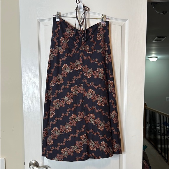 Patagonia Dresses & Skirts - Patagonia Organic Cotton Convertible Dress Navy Blur Floral Large